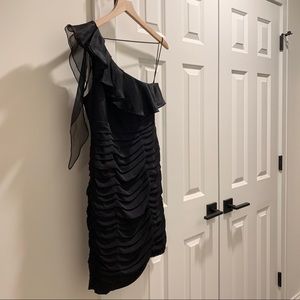 Alice +Olivia off the shoulder mini dress